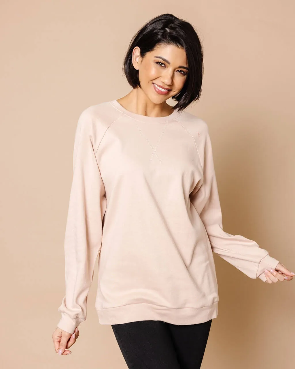 Carley Raglan Sleeve Sweatshirt | S-3XL