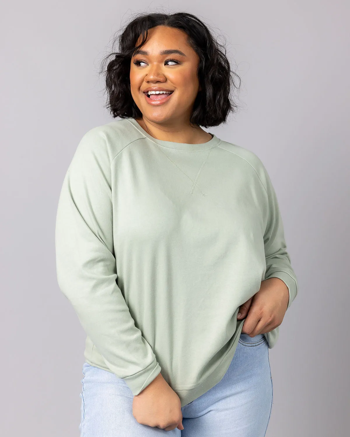 Carley Raglan Sleeve Sweatshirt | S-3XL