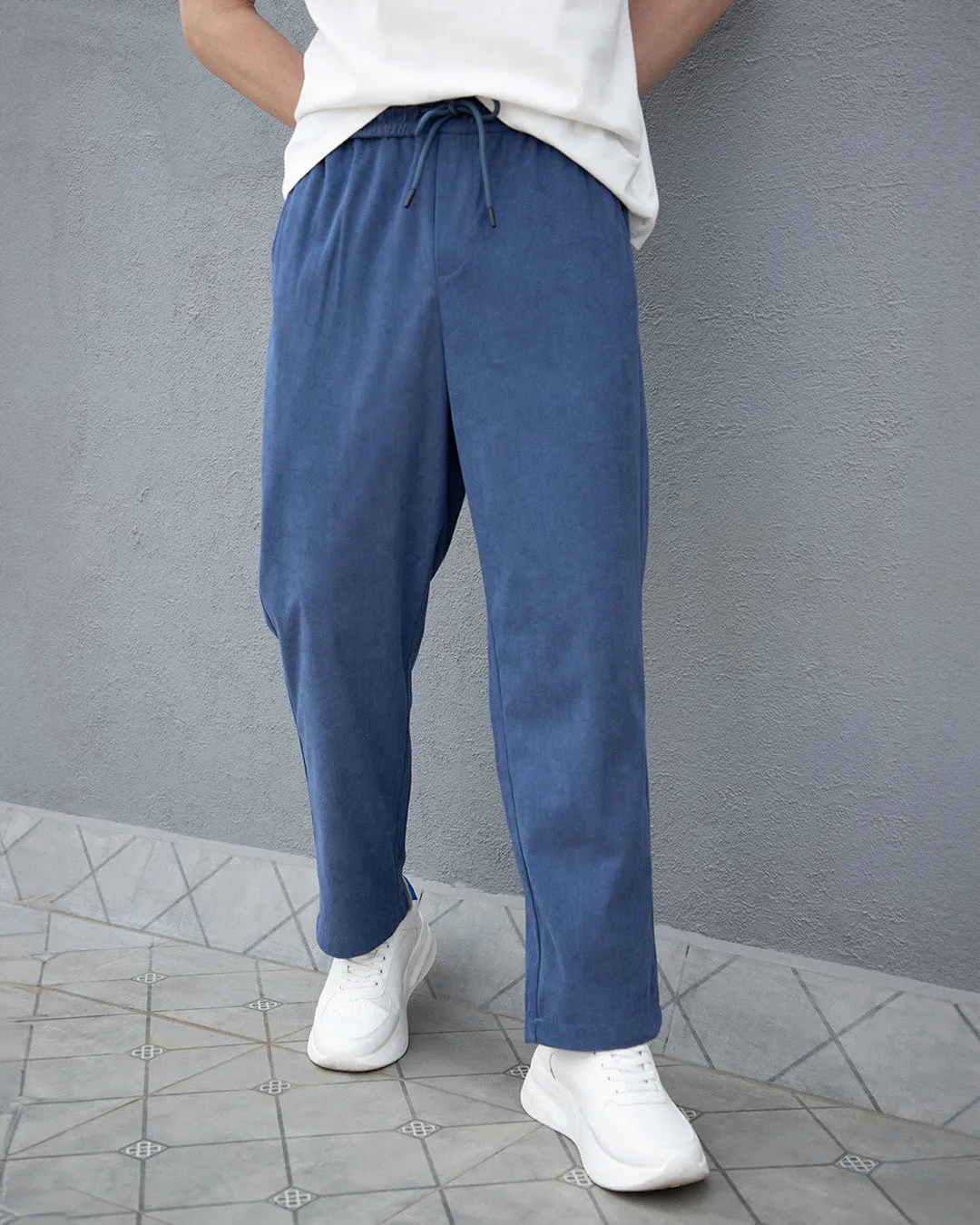 Cerulean Blue Corduroy Pant