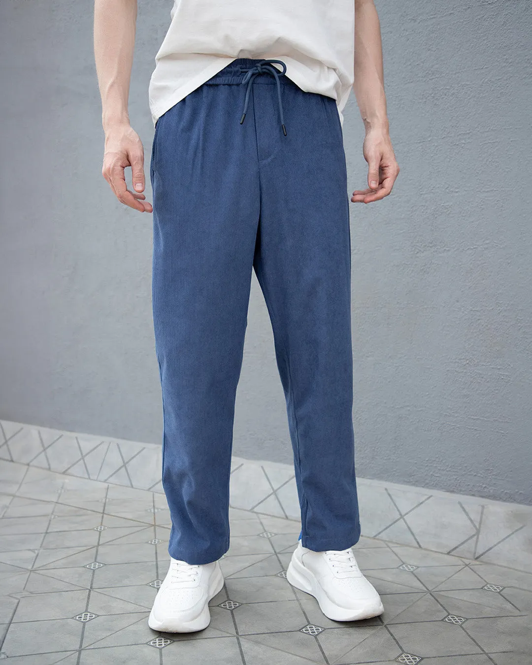 Cerulean Blue Corduroy Pant