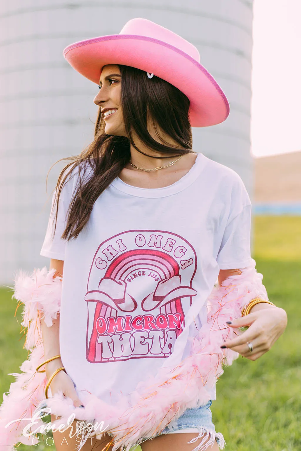 Chi Omega Golden Hour Bid Day Tee