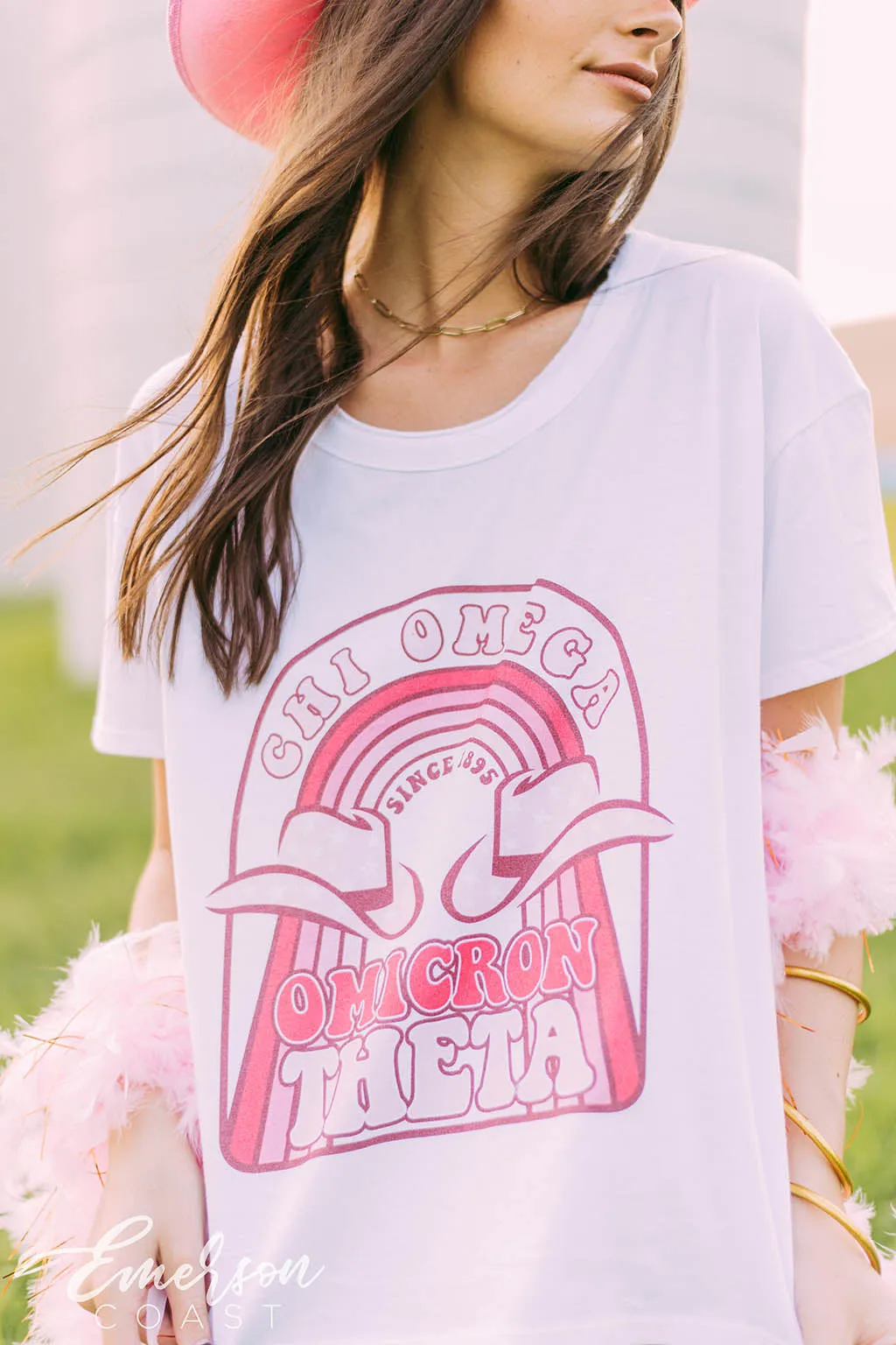 Chi Omega Golden Hour Bid Day Tee