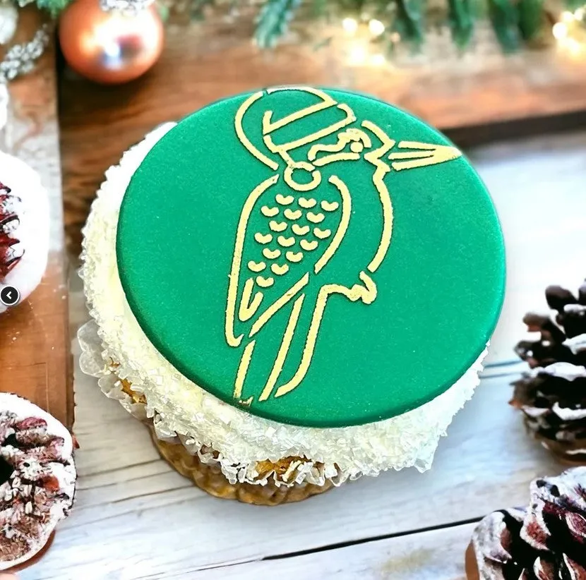 Christmas Kookaburra Cookie Stencil