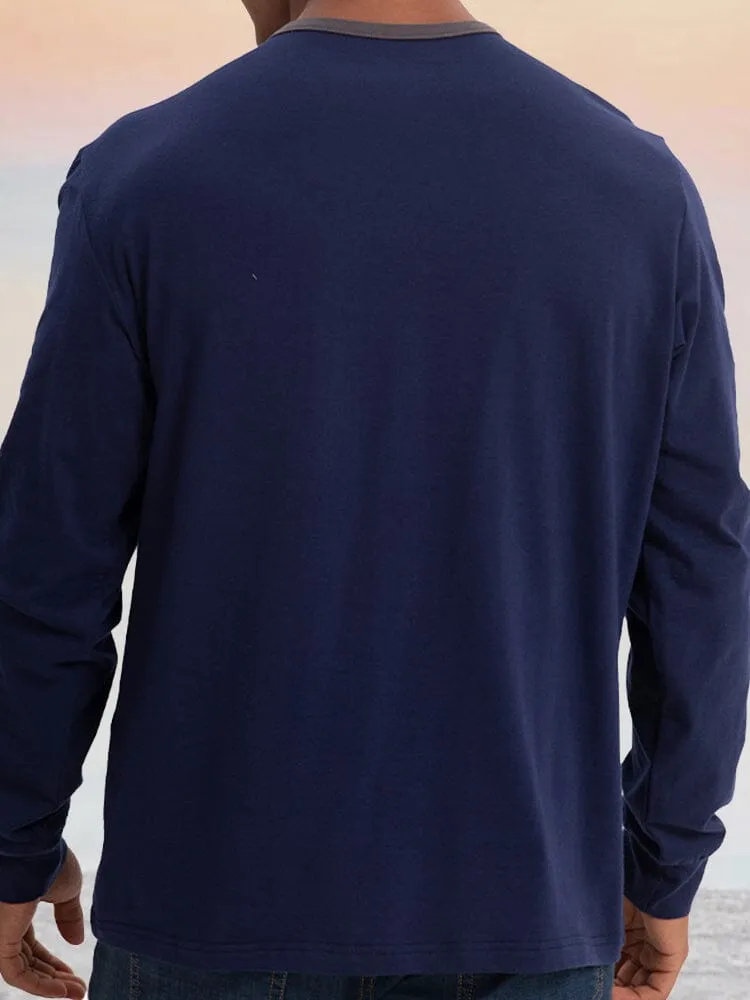 Classic Soft 100% Cotton Henley Shirt