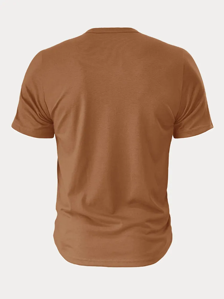 Classic Solid Henley Shirt