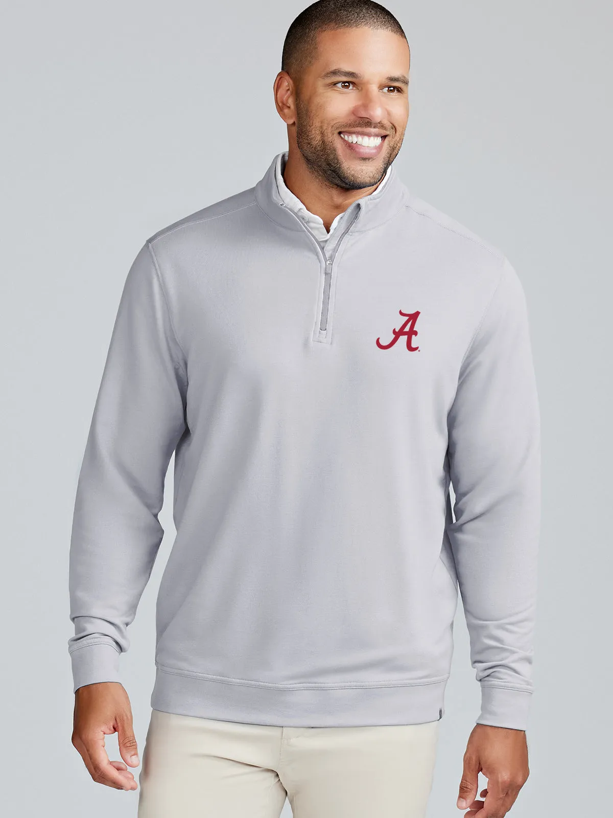 Cloud French Terry Quarter Zip - Alabama