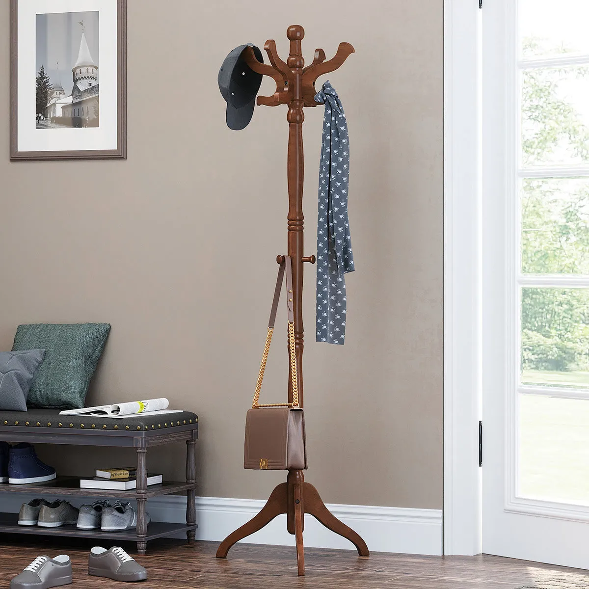 Coat Rack Free Standing