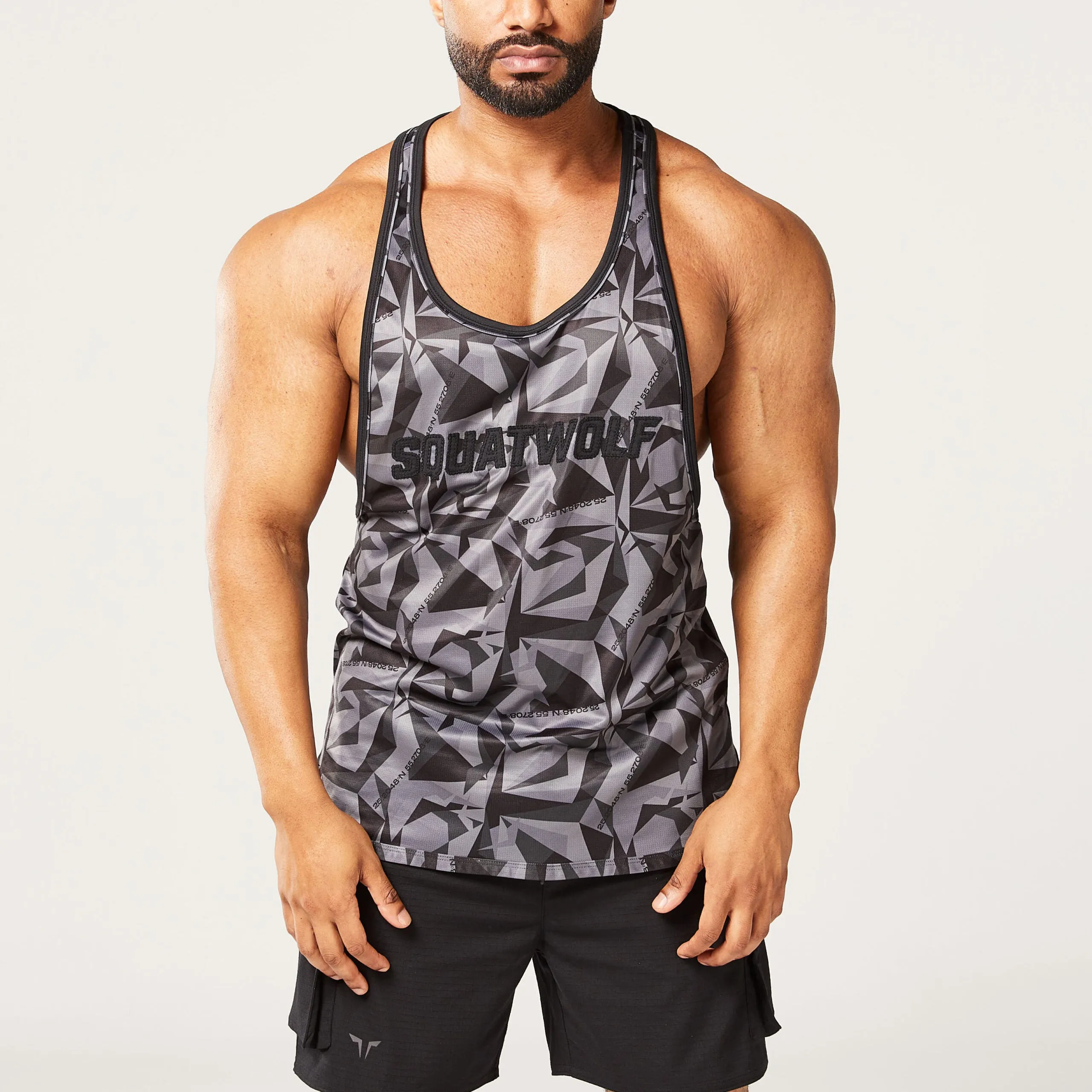 Code Camo Tank - Black Print