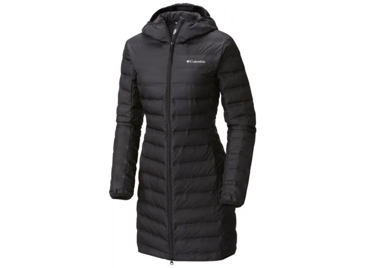 Columbia Womens Lake 22 Down Long Hooded Jacket