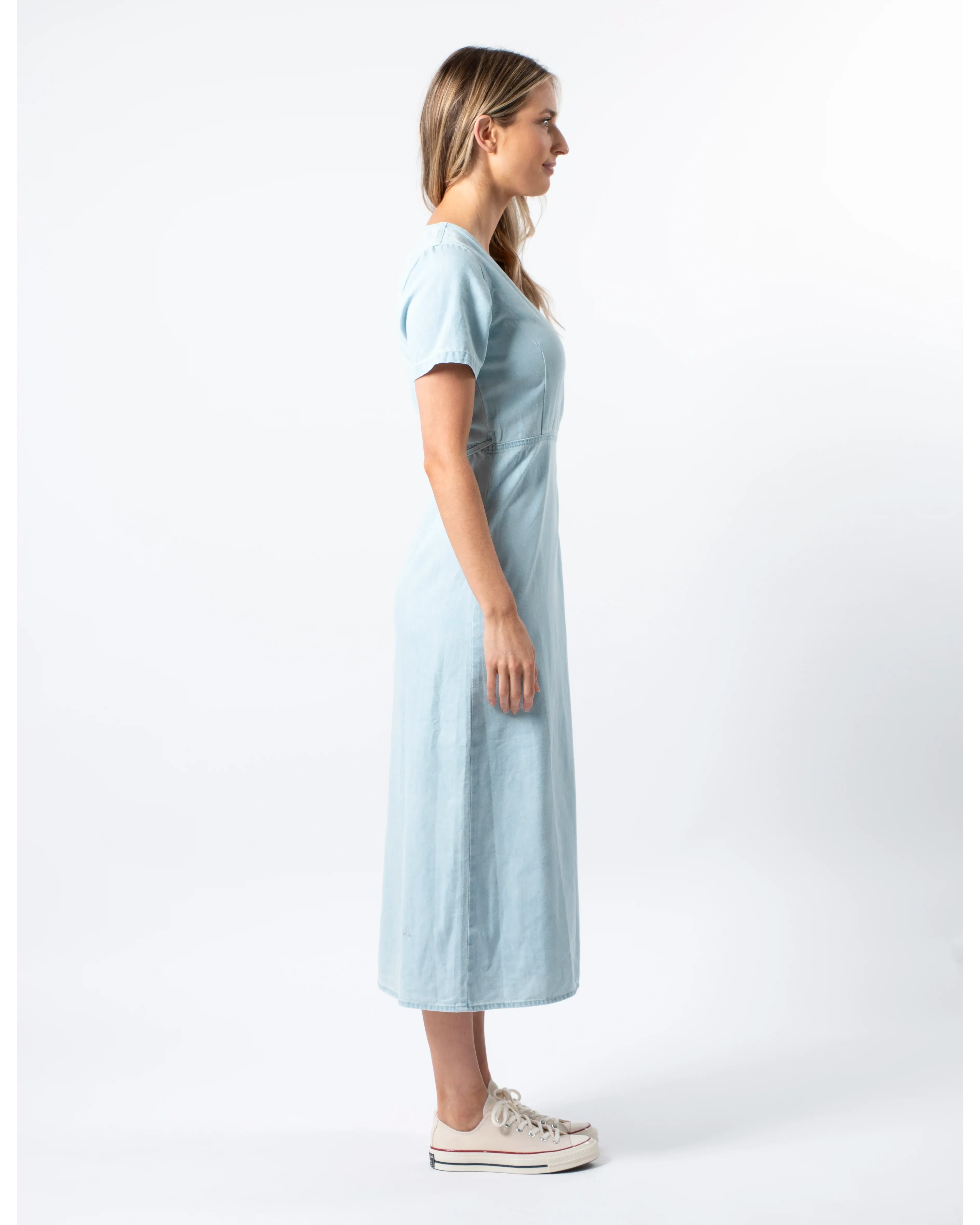 Como Dress - Light Blue Wash