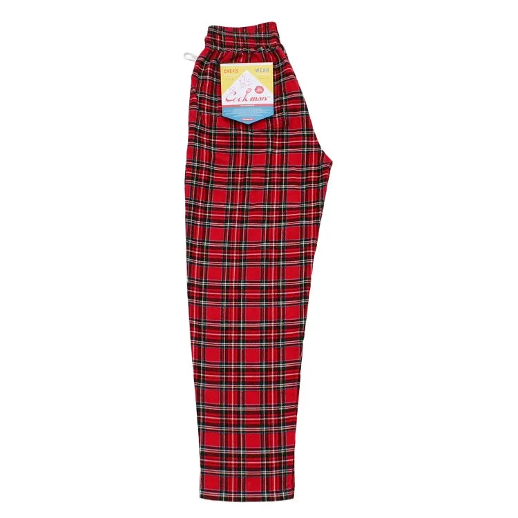 Cookman Chef Pants - Corduroy : Tartan Red