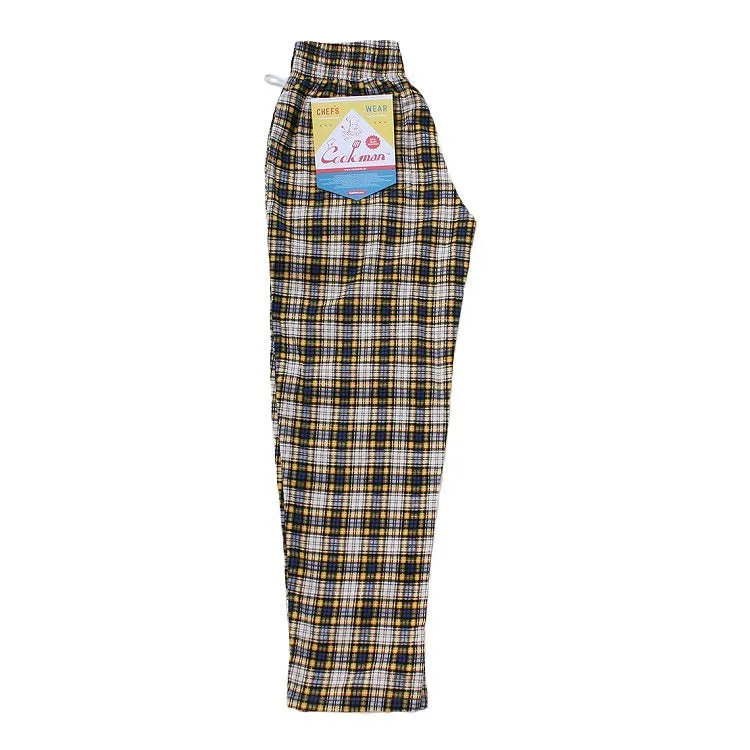 Cookman Chef Pants - Corduroy : Tartan Yellow