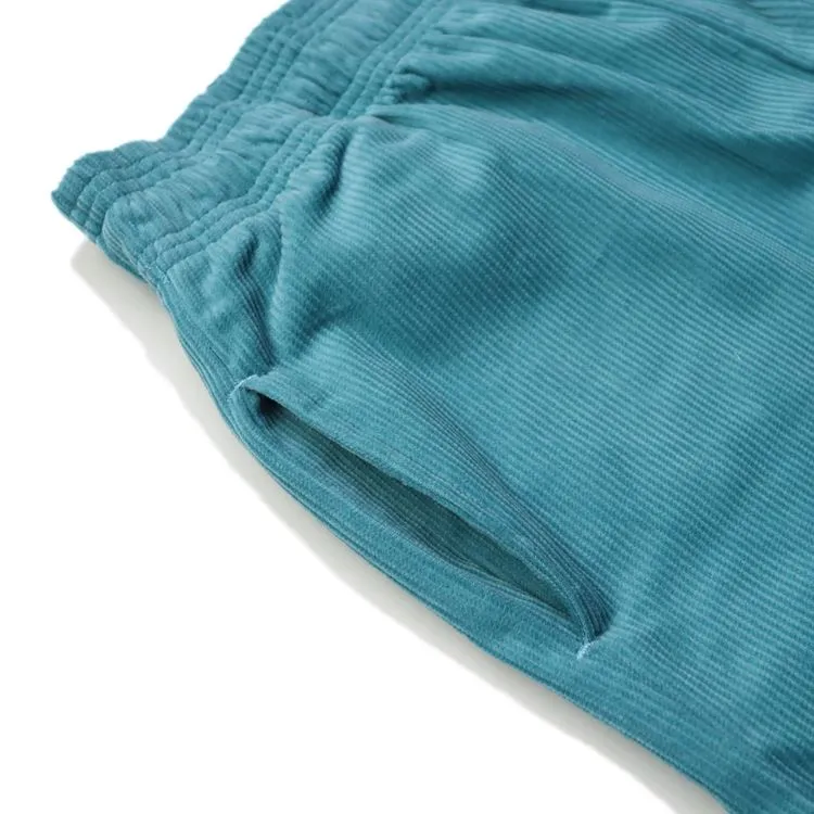 Cookman Chef Short Pants - Corduroy : Turquoise Blue