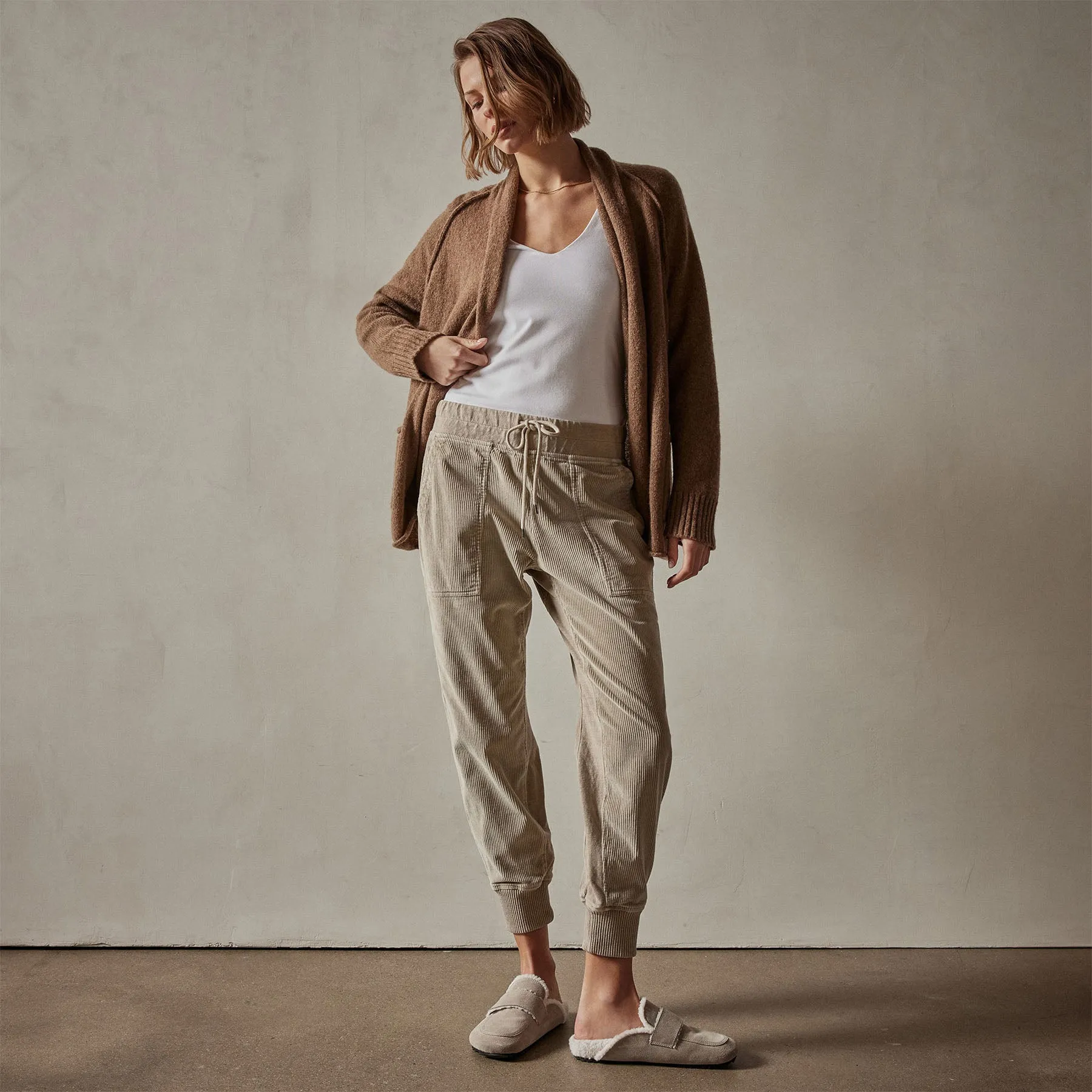 Corduroy Utility Pant - Toast Pigment