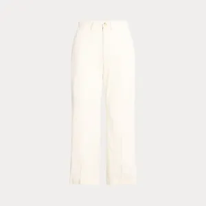 CORDUROY WIDE-LEG CROPPED PANT