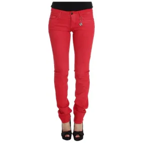 Costume National Red  Jeans & Pant