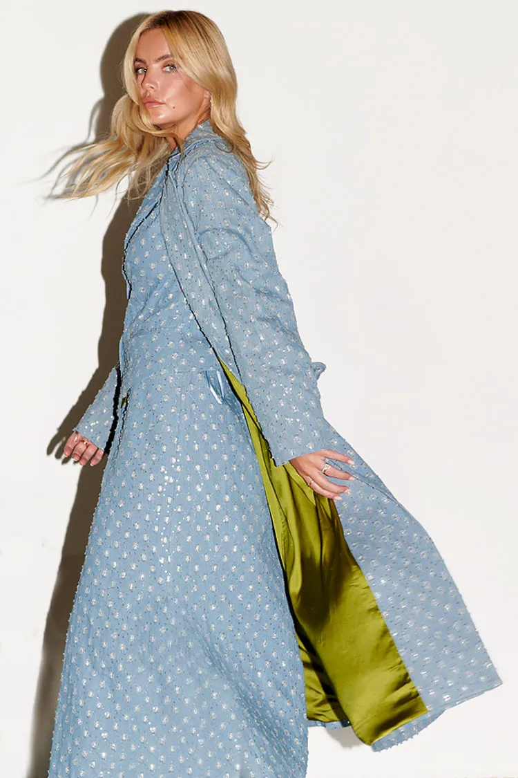 Denim Harper Trench Coat