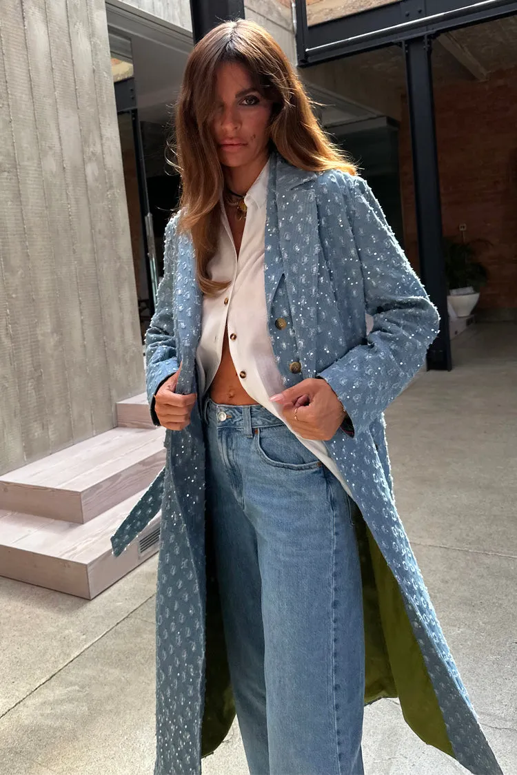 Denim Harper Trench Coat