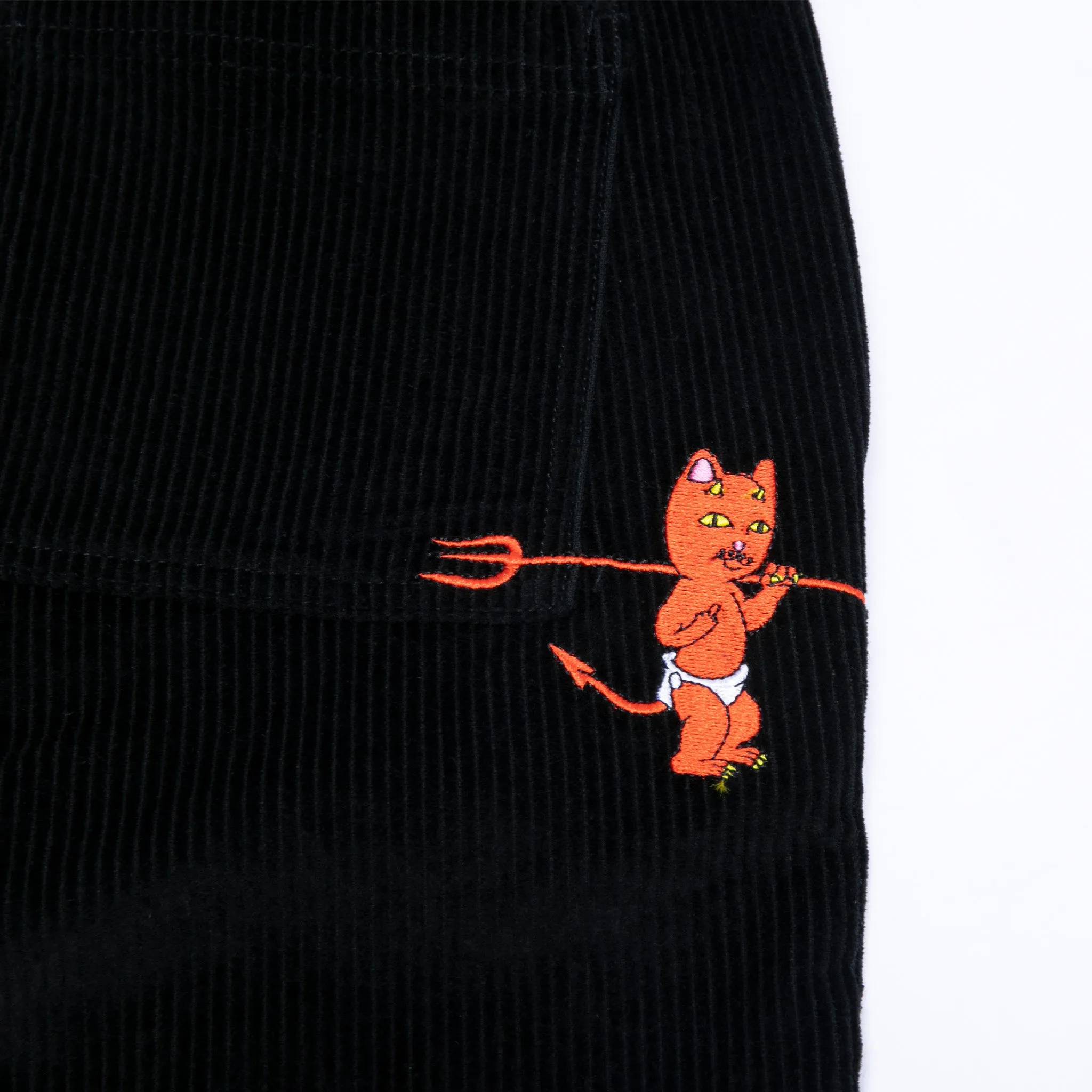 Devil Baby Corduroy Pants (Black)