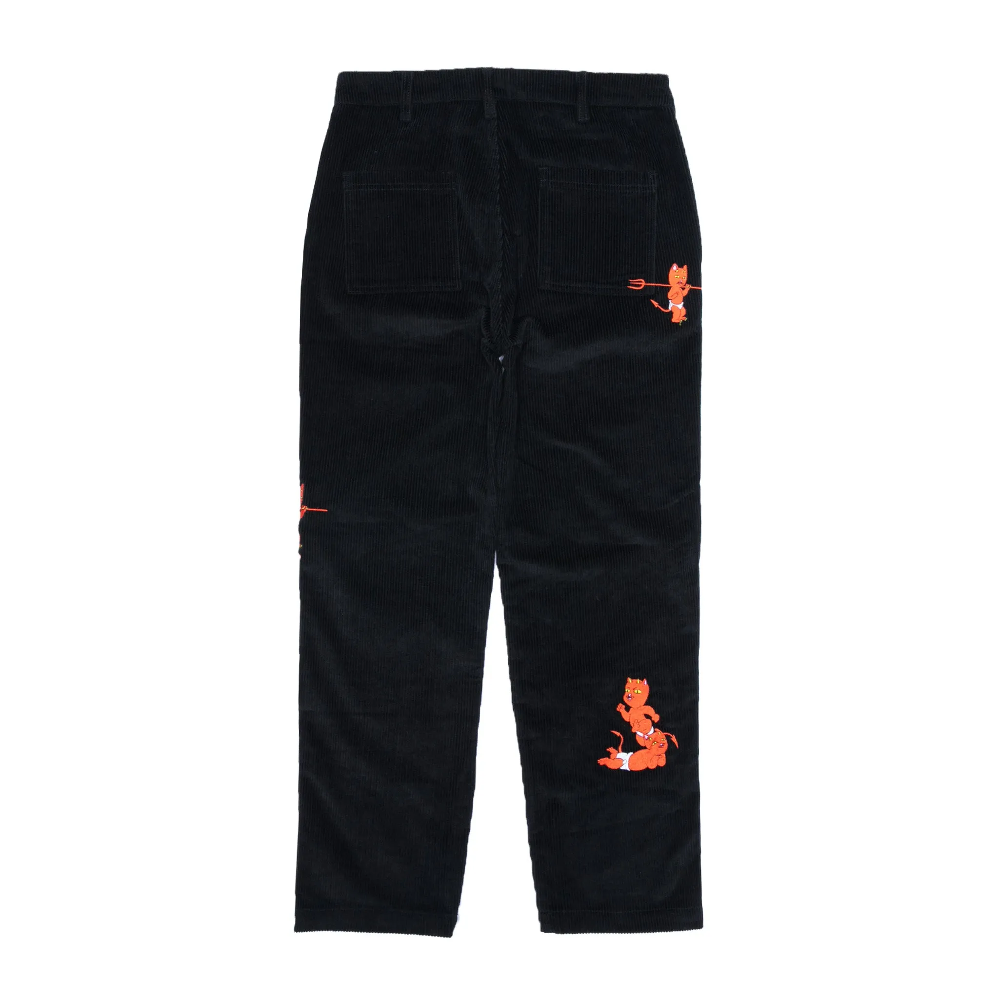 Devil Baby Corduroy Pants (Black)