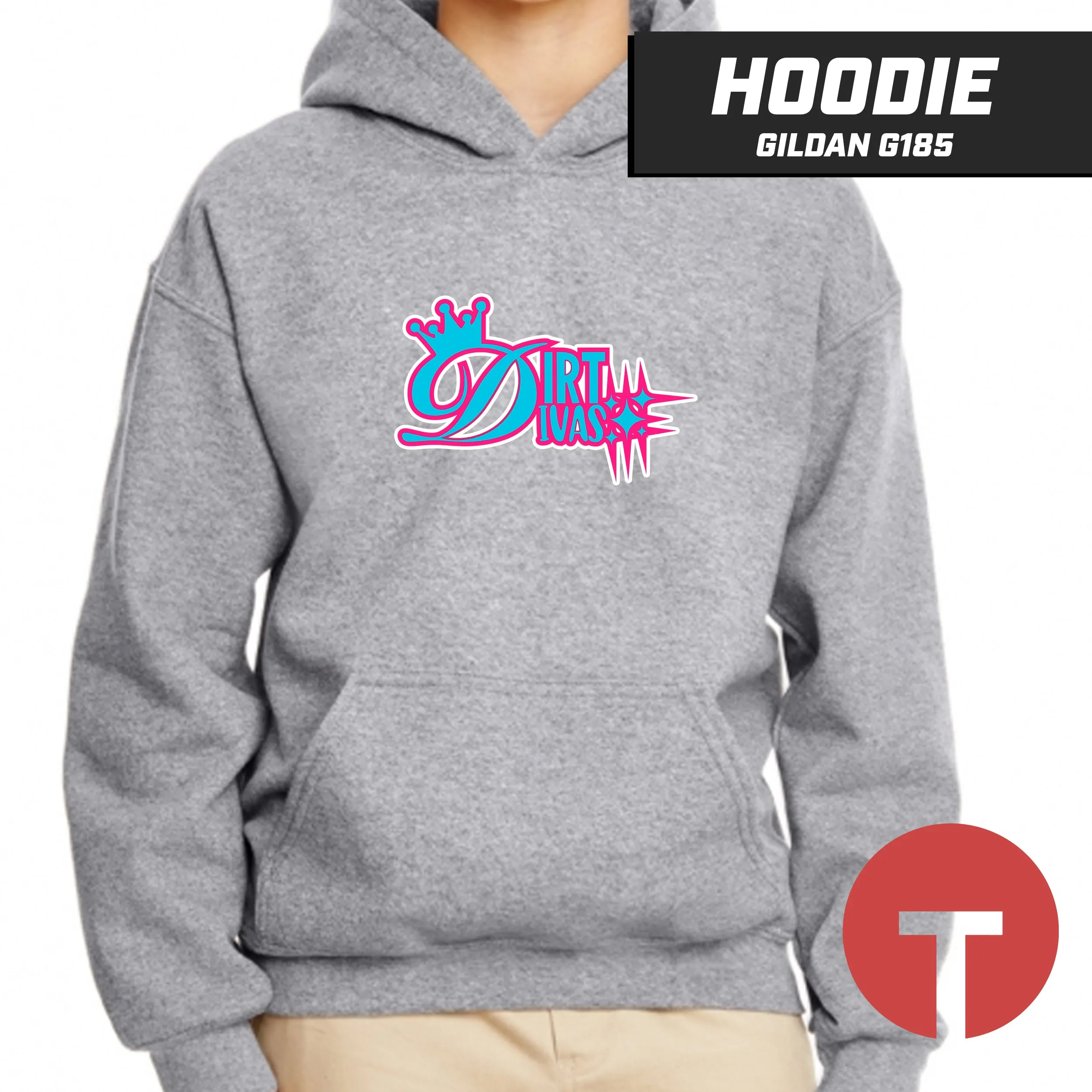 Dirt Divas - Hoodie Gildan G185