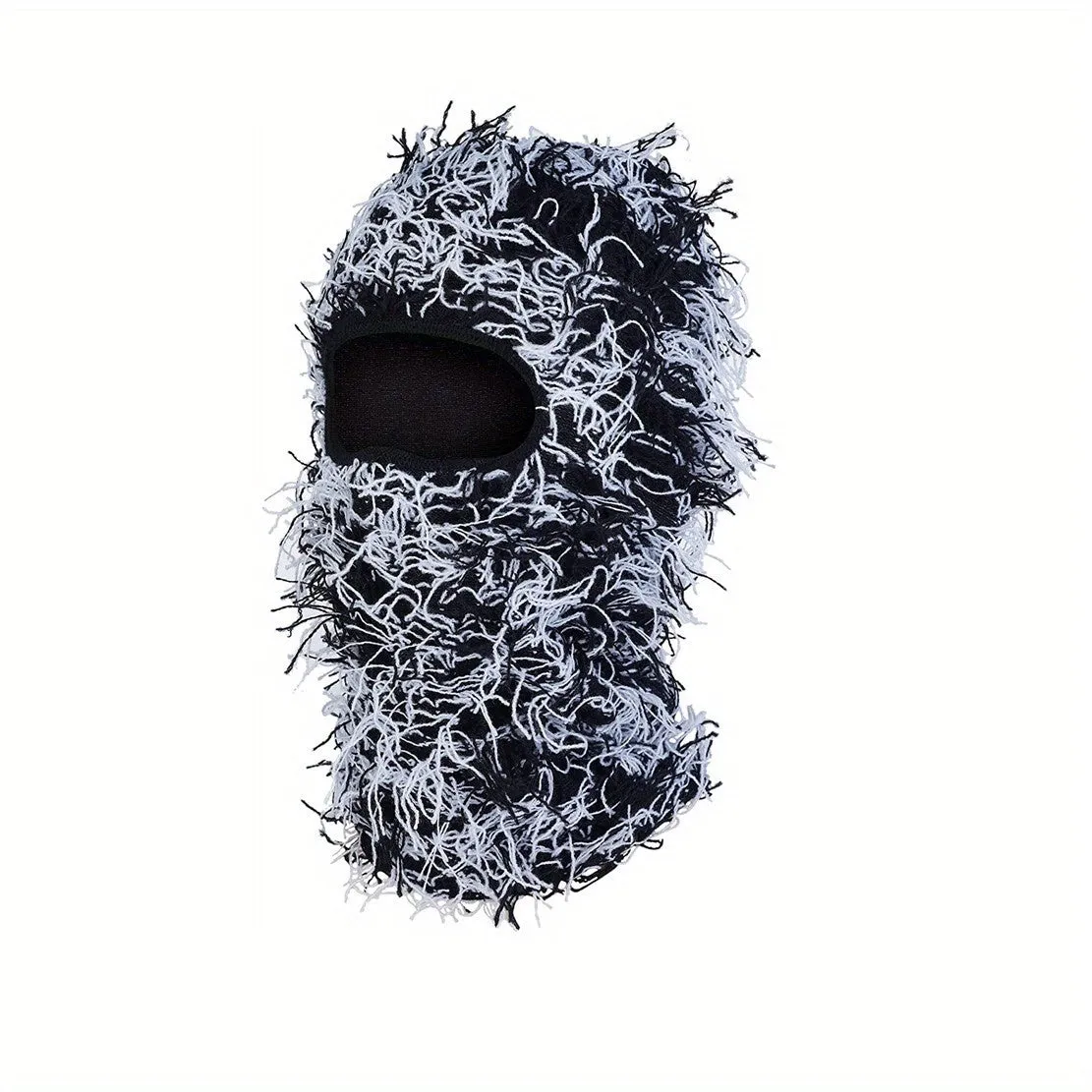 Distressed Balaclava Full Face Ski Mask Knitted Balaclava Windproof Ski Mask Cold Weather Gear For Skiing, Riding Motorcycle & Snowboarding