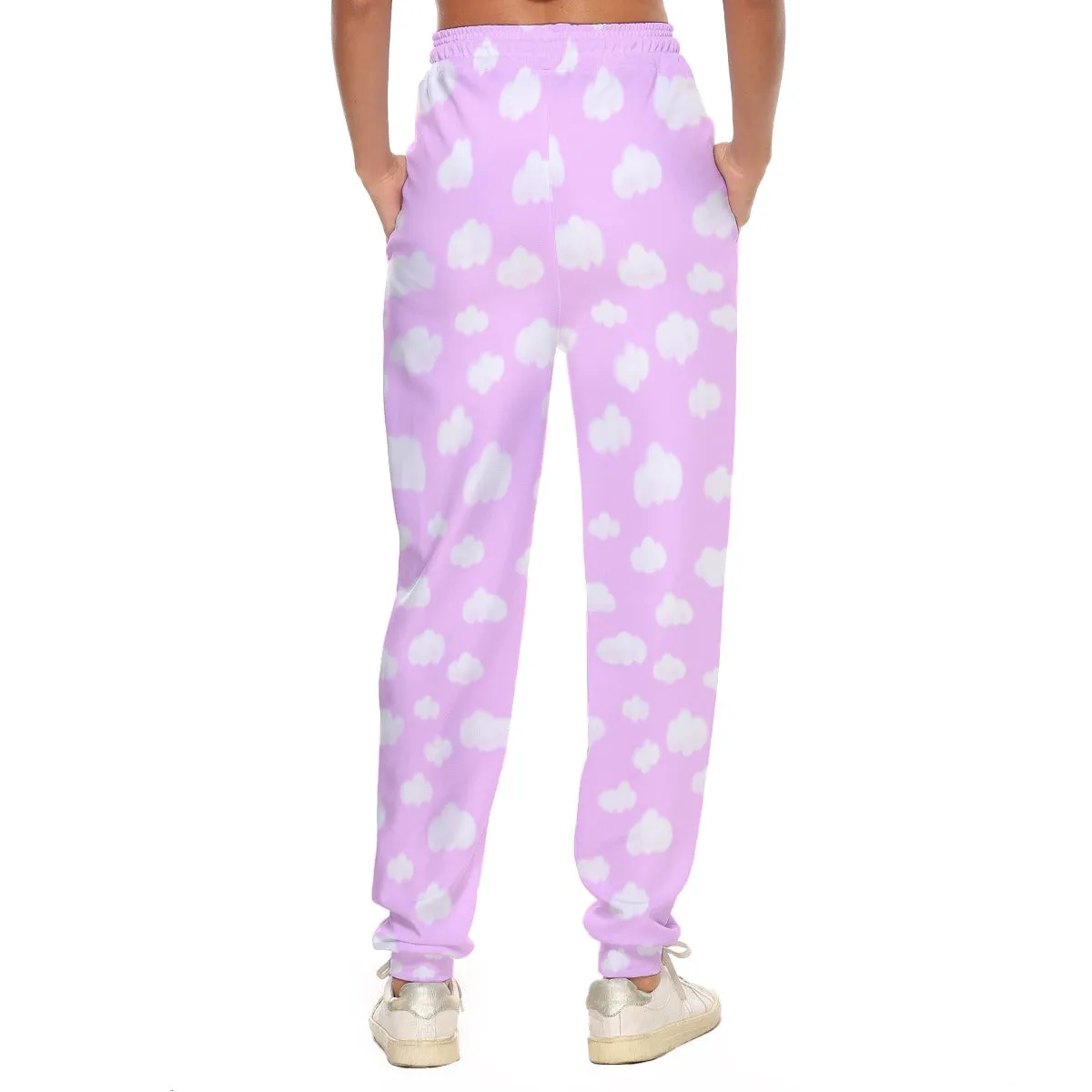 Dreamy Clouds Women's Sweatpants (Taffy Pink)