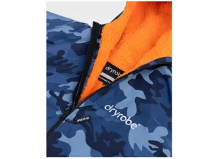 Dryrobe Advance Long Sleeve Adult Blue Camo/Orange - Sizes Small/Medium/Large/XL - In Stock - NEW