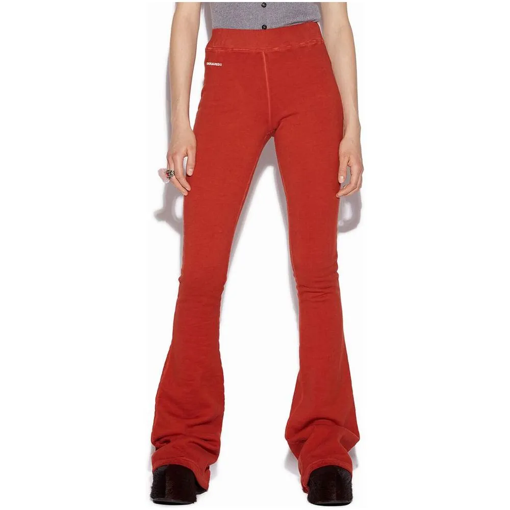 Dsquared² Red Cotton Jeans & Pant