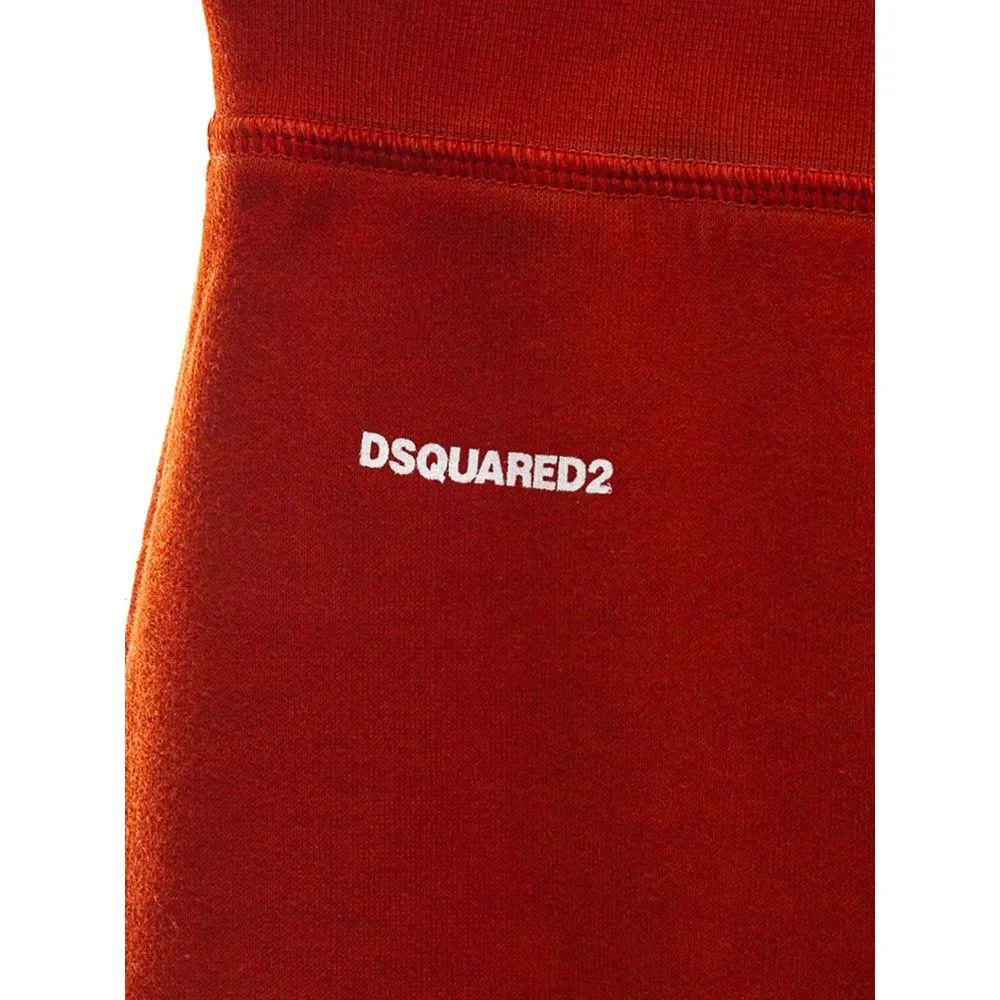 Dsquared² Red Cotton Jeans & Pant