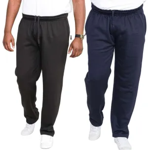 Duke Clothing Rockford Kingsize Jogging Bottoms With Open Hem