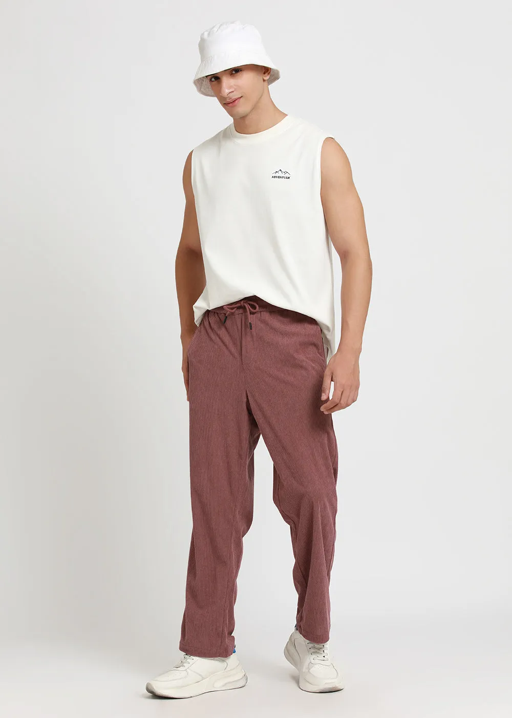 Dusty Rose Corduroy Pants