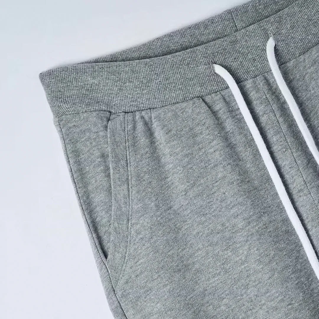 Elasticated Ribbed Band Sweatpants