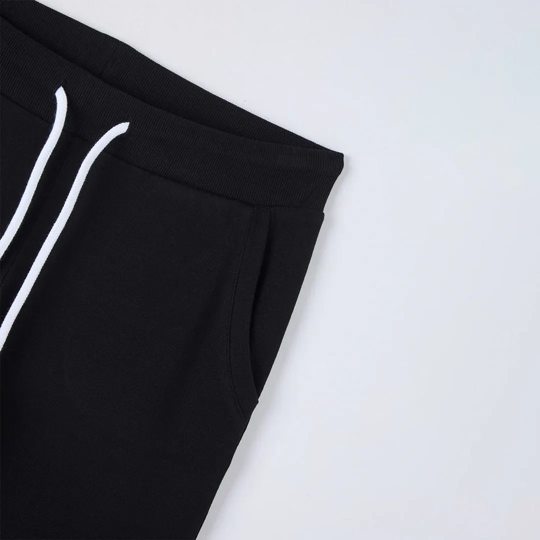 Elasticated Ribbed Band Sweatpants