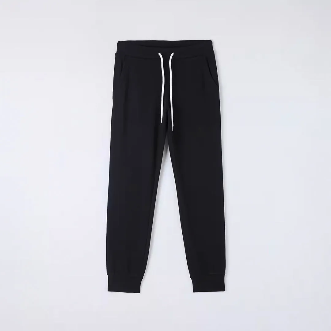 Elasticated Ribbed Band Sweatpants