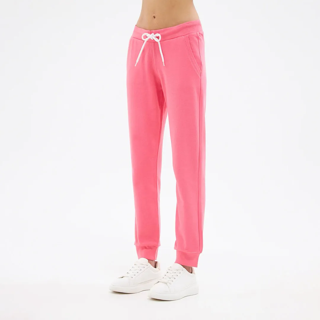 Elasticated Ribbed Band Sweatpants