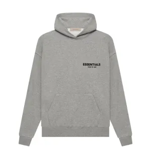 Fear of god Essentials Dark Heather Oatmeal Hoodie