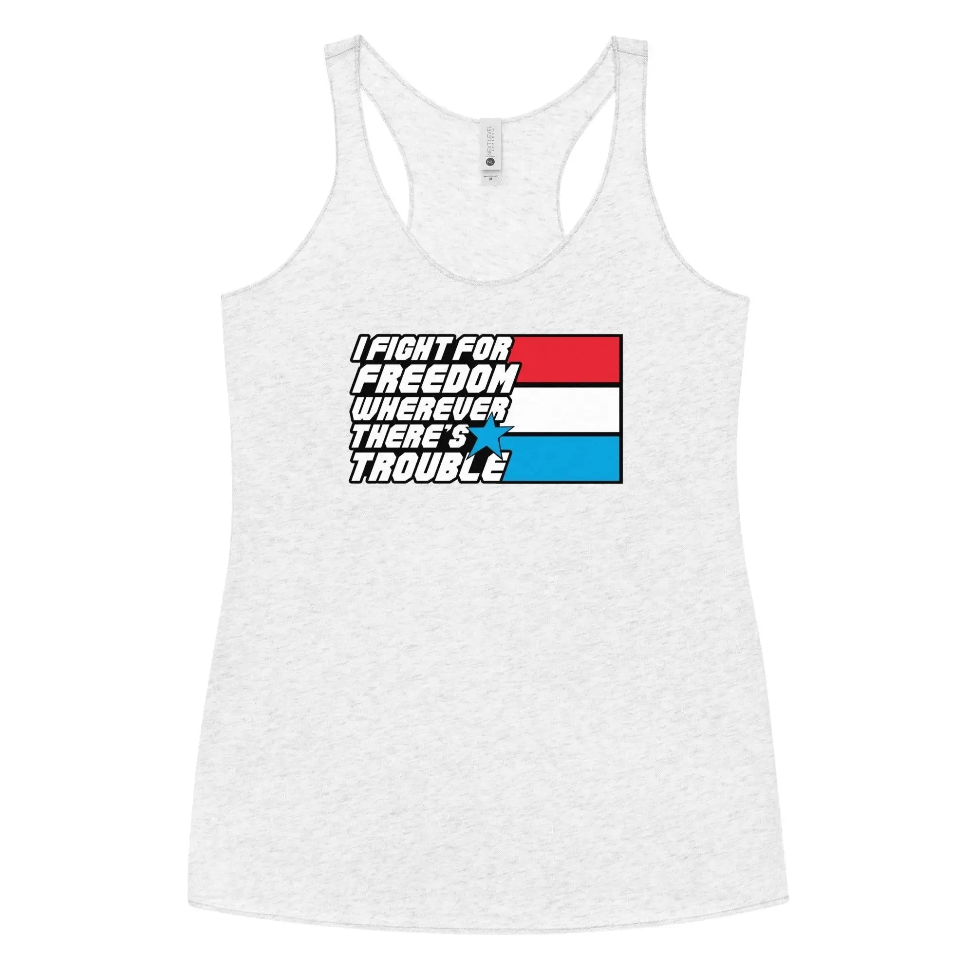 Fight For Freedom Women's Racerback Tank