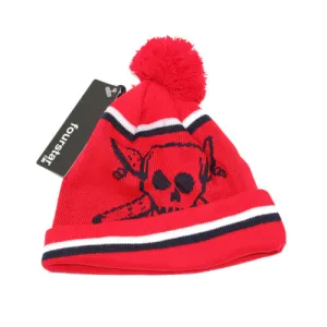 Fourstar Pirate Chain Pom Beanie Red