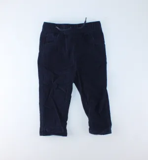 GEORGE NAVY CORDUROY PANTS 6-12M PRE-LOVED