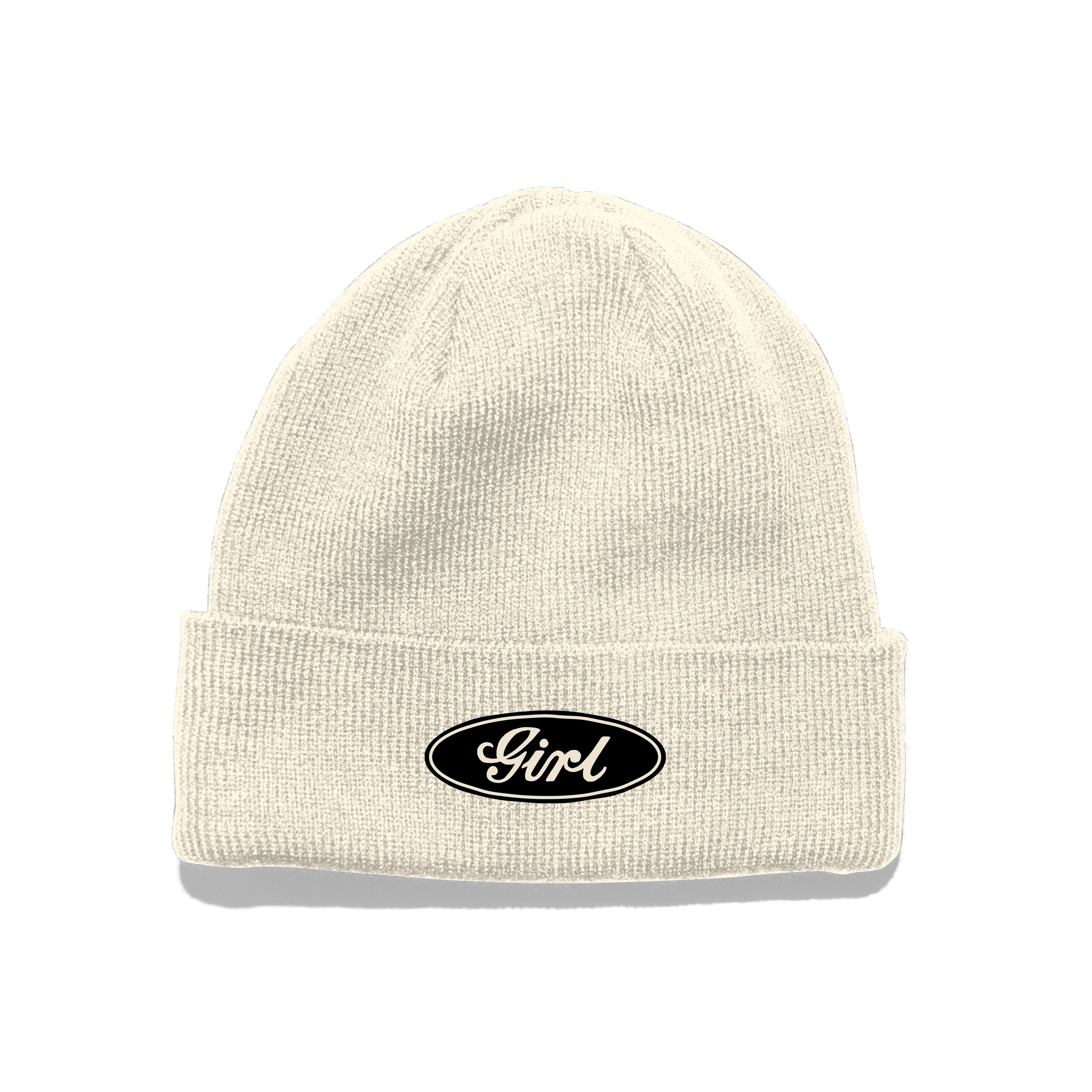 Girl Oval Script Beanie Bone