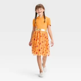 Girls' Pokemon Charmander Dress - Orange L