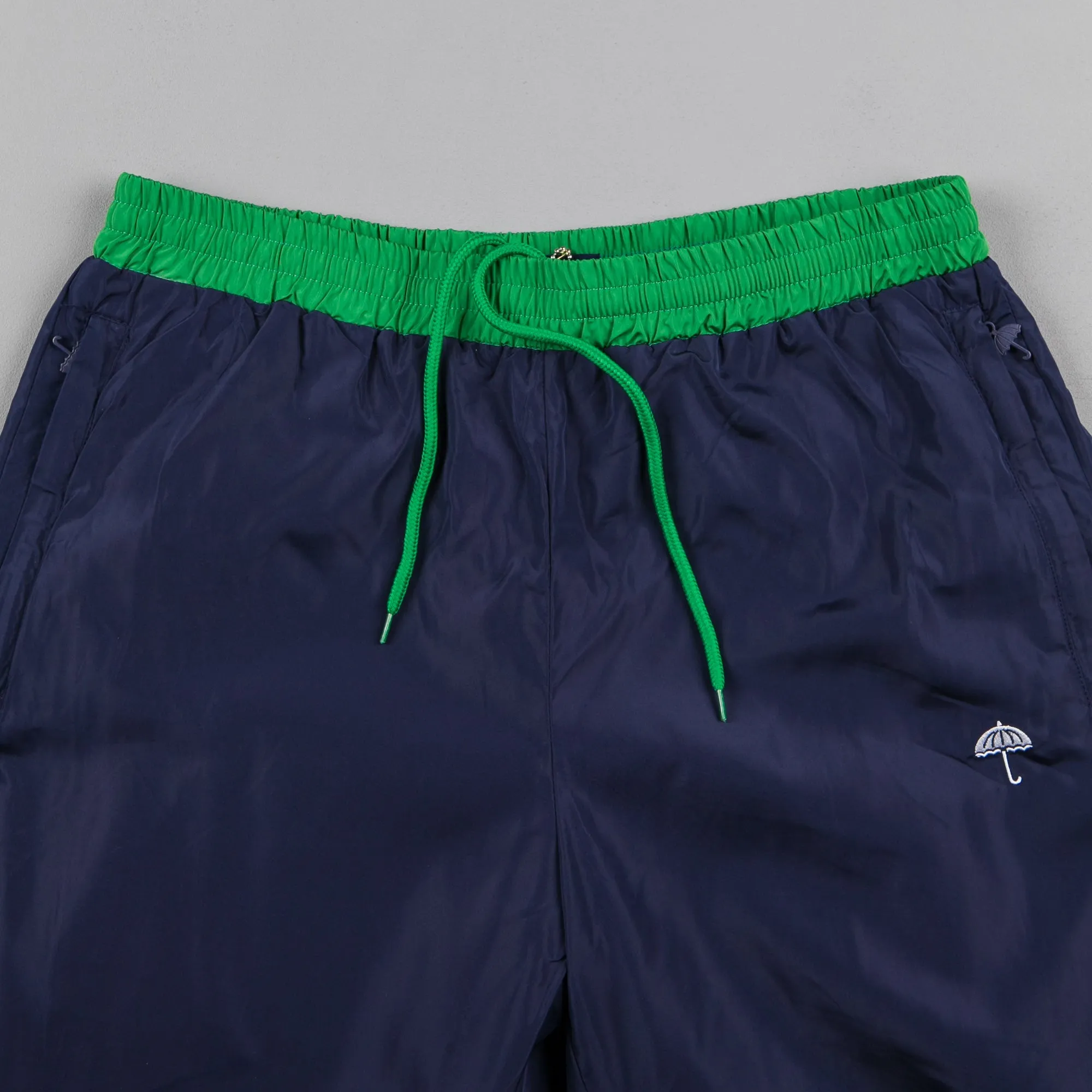 Helas Corners Tracksuit Sweatpants - Navy Blue / Green