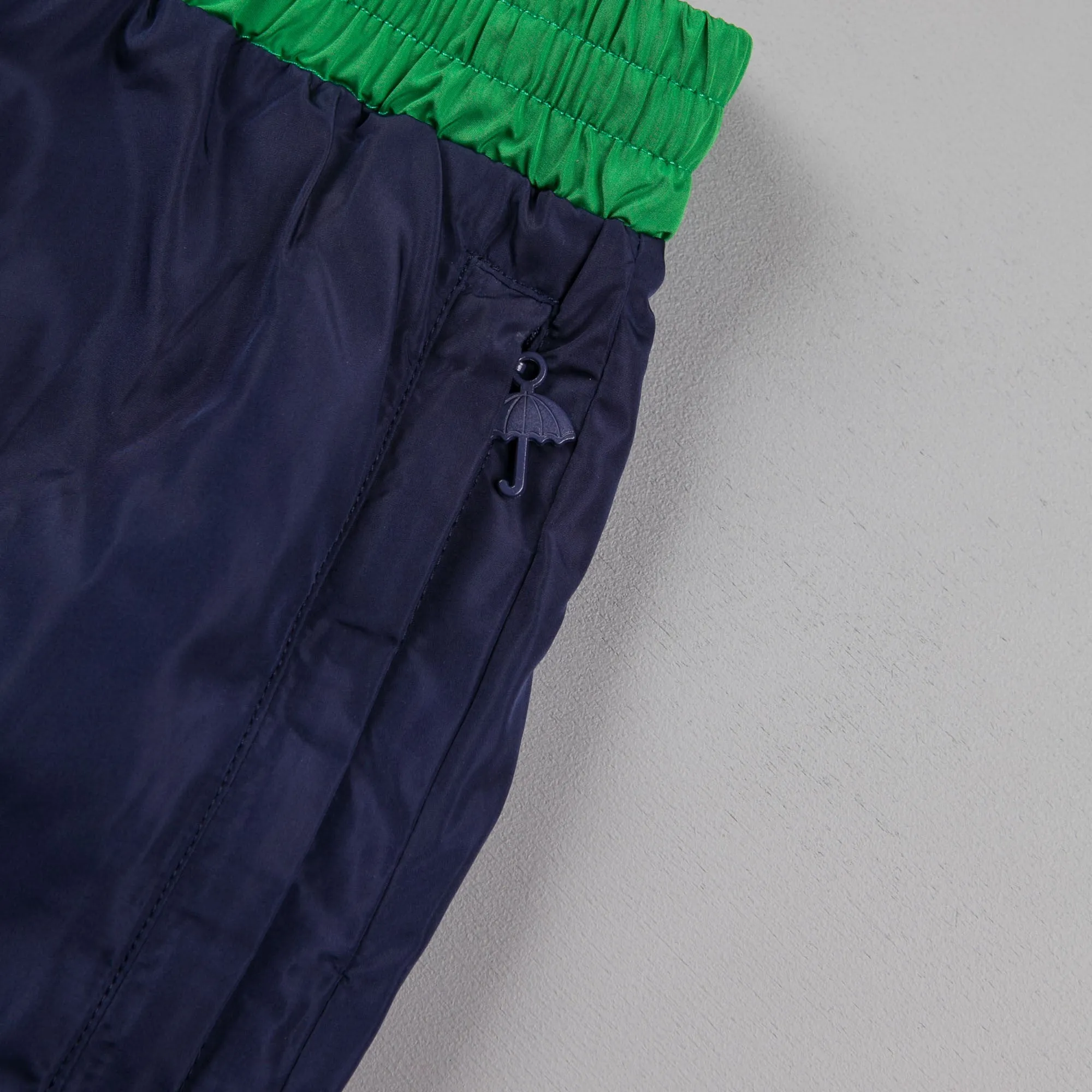 Helas Corners Tracksuit Sweatpants - Navy Blue / Green