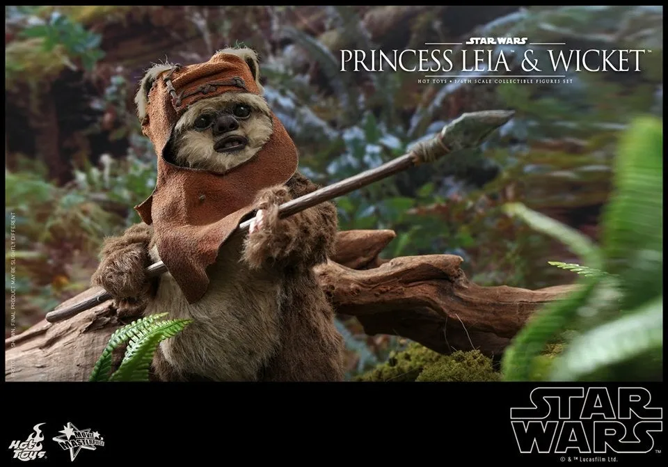 Hot Toys - MMS551 - Star Wars: Return of the Jedi - 1/6th scale Princess Leia and Wicket Collectible Figures Set