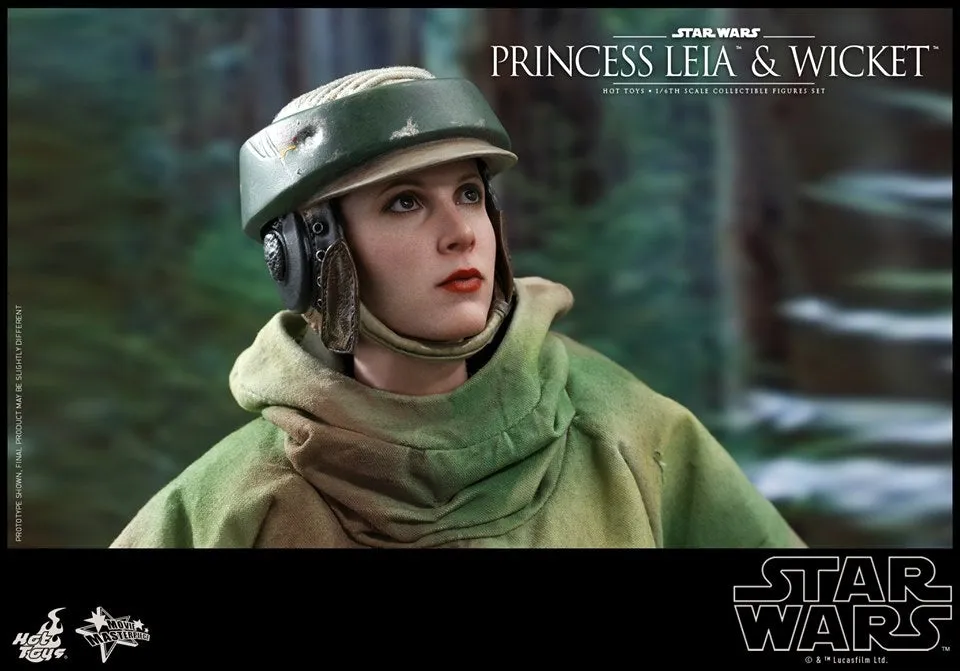 Hot Toys - MMS551 - Star Wars: Return of the Jedi - 1/6th scale Princess Leia and Wicket Collectible Figures Set