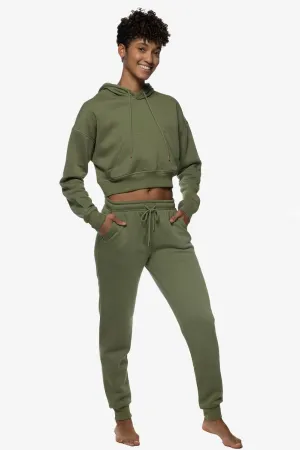 Juliet Fleece Cuffed Sweatpants Solids