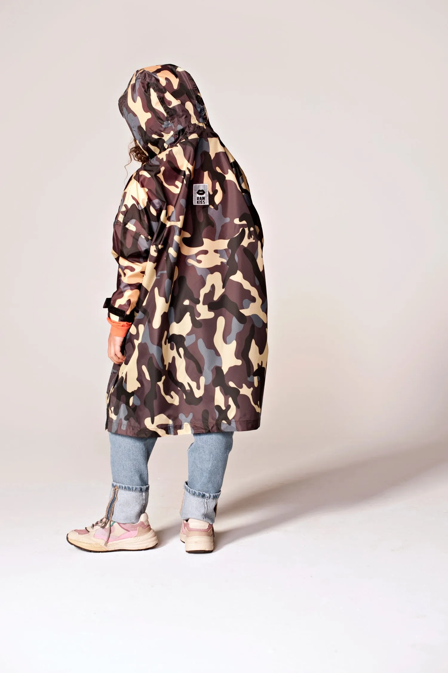 Kids' Jungle Camo Rain Poncho