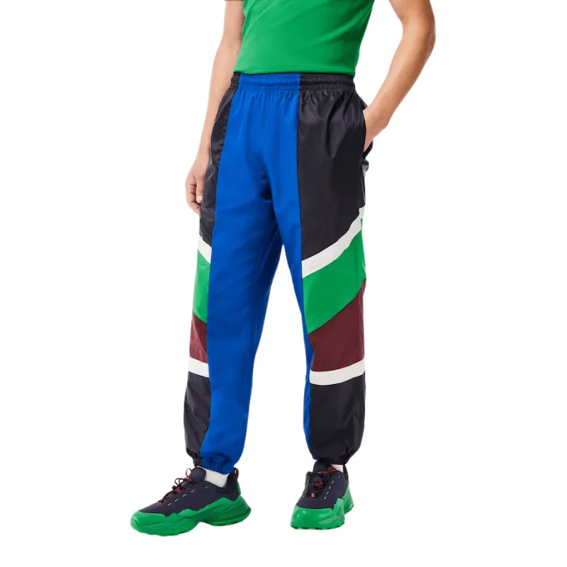 Lacoste Mixed Material Colorblock Sweatpants - Men's