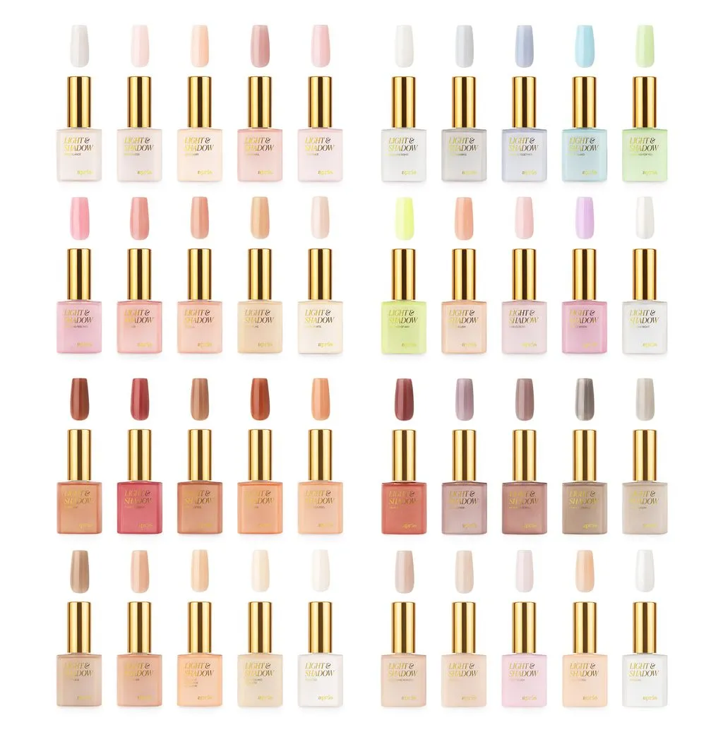 Light and Shadow 40 Sheer Gel Couleur Collection 10ml